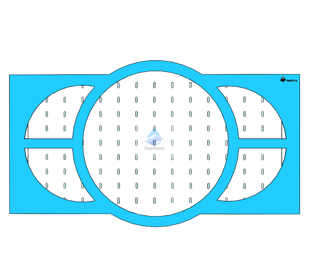 Дизайн витрины круг