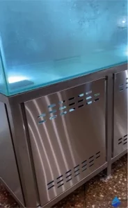 Пресный аквариум торговый для форели