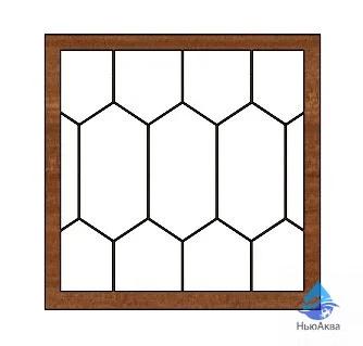 Дизайн морской витрины - секции